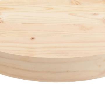 Solid Pine Round Table Top Ø70x3 cm - Durable & Stylish