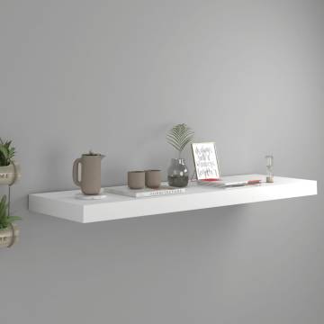 Floating Wall Shelf White 80x23.5 cm - Stylish Home Decor