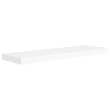 Floating Wall Shelf White 80x23.5 cm - Stylish Home Decor