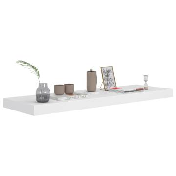 Floating Wall Shelf White 80x23.5 cm - Stylish Home Decor