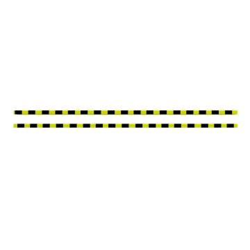 Corner Protectors 2 pcs Yellow & Black - Impact Prevention