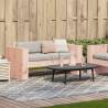 Garden Sofa 2-Seater in Solid Douglas Wood - Hipomarket