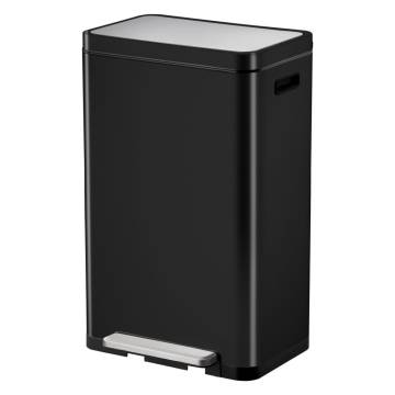 EKO Pedal Bin X-Cube 30 L Black - Stylish Waste Solution