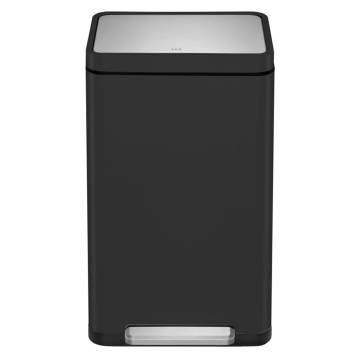 EKO Pedal Bin X-Cube 30 L Black - Stylish Waste Solution