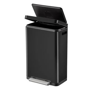 EKO Pedal Bin X-Cube 30 L Black - Stylish Waste Solution