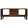 Elegant Brown Oak Coffee Table 90x50 cm - Hipomarket