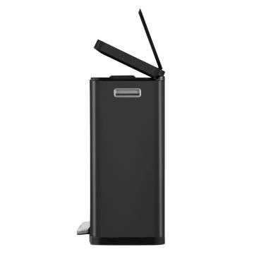 EKO Pedal Bin X-Cube 30 L Black - Stylish Waste Solution