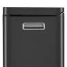 EKO Pedal Bin X-Cube 30 L Black - Stylish Waste Solution