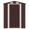 Dark Brown Garden Shed 192x191x223 cm - Durable Storage Solution