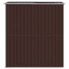 Dark Brown Garden Shed 192x191x223 cm - Durable Storage Solution