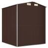 Dark Brown Garden Shed 192x191x223 cm - Durable Storage Solution