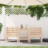 Garden Chairs 2 pcs - Solid Wood Pine | Hipomarket UK