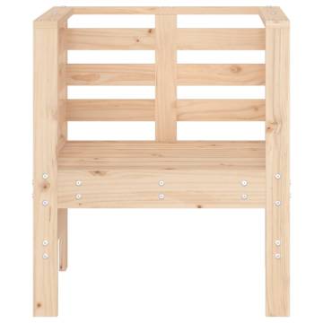 Garden Chairs 2 pcs - Solid Wood Pine | Hipomarket UK