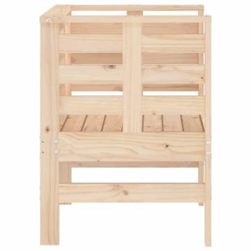 Garden Chairs 2 pcs - Solid Wood Pine | Hipomarket UK