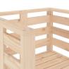 Garden Chairs 2 pcs - Solid Wood Pine | Hipomarket UK