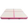 Inflatable Gymnastics Mat with Pump - 200x200 PVC Pink | HiPo Market