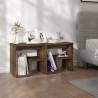 Bed Cabinets 2 pcs Brown Oak 40x30x40 cm Engineered Wood Colour brown oak Quantity in Package 2 