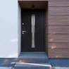 Front Door Anthracite 100x200 cm Aluminium Colour anthracite Size 100 x 200 cm Quantity in Package 1 Model witn knob (left) 