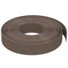 Garden Edgings 4 pcs Brown 10 m Polyethylene | HiPoMarket