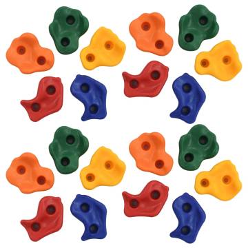 Climbing Stones 20 pcs Multicolour PE for Kids' Adventure