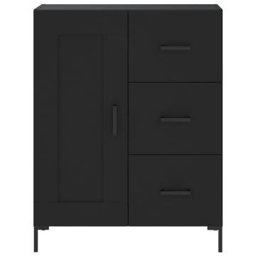 Stylish Highboard Black 69.5x34x180 cm | Hipomarket