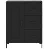 Stylish Highboard Black 69.5x34x180 cm | Hipomarket