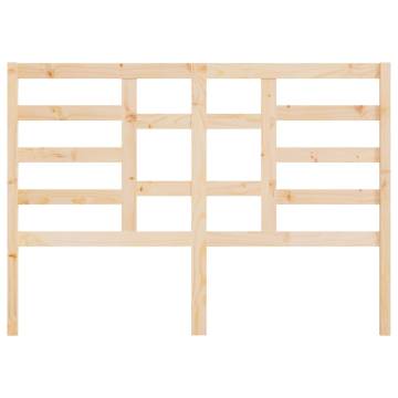 Stylish Solid Wood Pine Bed Headboard | 166x4x104 cm