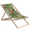 Madison Wooden Beach Chair Cala 55x90x87 cm Green Colour green Quantity in Package 1 