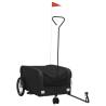 Bike Trailer Black 45 kg Iron - Durable & Versatile Cargo Solution