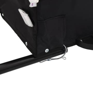 Bike Trailer Black 45 kg Iron - Durable & Versatile Cargo Solution