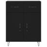 Stylish Highboard Black 69.5x34x180 cm | Hipomarket UK