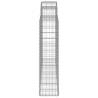 Arched Gabion Baskets - 8 pcs, Galvanised Iron | HiPoMarket