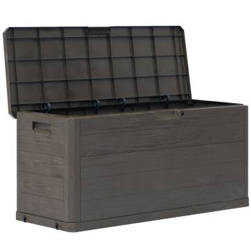 Garden Storage Box 280 L - Stylish & Durable Brown Storage