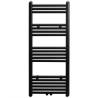 Black Bathroom Central Heating Towel Rail Radiator 500x1160mm