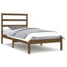 Honey Brown Solid Wood Bed Frame - 100x200 cm | HipoMarket