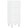 Stylish Highboard White 34.5x32.5x180 cm - Hipomarket