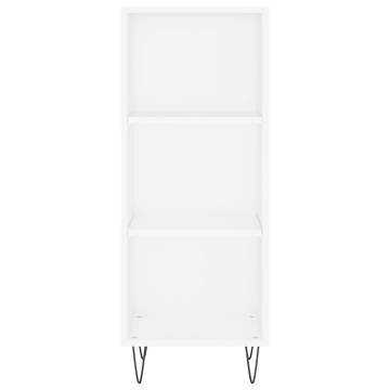 Stylish Highboard White 34.5x32.5x180 cm - Hipomarket