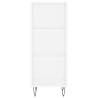 Stylish Highboard White 34.5x32.5x180 cm - Hipomarket