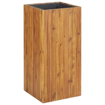 Garden Raised Bed 43.5x43.5x90 cm - Solid Acacia Wood Planter