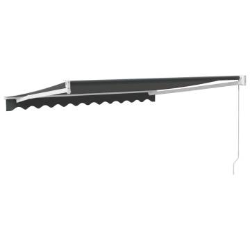 Retractable Awning Anthracite 3.5x2.5 m | Durable & Stylish