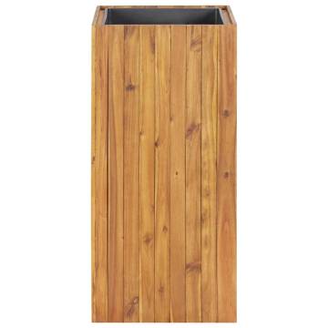 Garden Raised Bed 43.5x43.5x90 cm - Solid Acacia Wood Planter