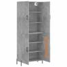 Stylish Highboard Concrete Grey - 69.5x34x180 cm | HipoMarket