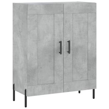 Stylish Highboard Concrete Grey - 69.5x34x180 cm | HipoMarket