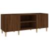 Stylish Brown Oak Record Cabinet - 121x38x48 cm | HipoMarket