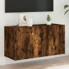 TV Cabinet Wall-mounted Smoked Oak 80x30x41 cm Colour smoked oak Quantity in Package 1 Width 80 cm 