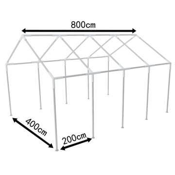 Durable Steel Frame for 8x4m Party Tent - HipoMarket