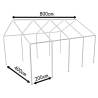 Durable Steel Frame for 8x4m Party Tent - HipoMarket