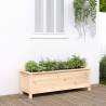 Garden Raised Bed 119.5x40x39 cm Solid Wood Pine Colour natural pine Size 119.5 x 40 x 39 cm Quantity in Package 1 