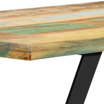 110 cm Solid Reclaimed Wood Bench - Industrial Style | Hipomarket