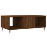 Elegant Brown Oak Coffee Table - 90x50x36.5 cm